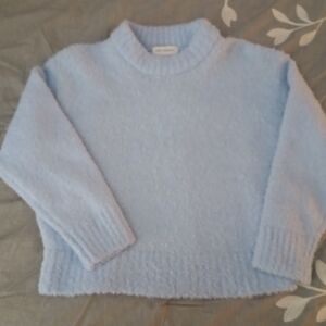 Sky Blue Women's Crew Neck Sweater